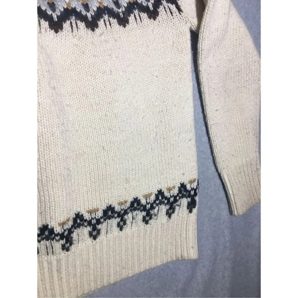 Womens BB Dakota by Steve Madden Sweater Knit Vintage Look Grandpa Grandma - Picture 3 of 6